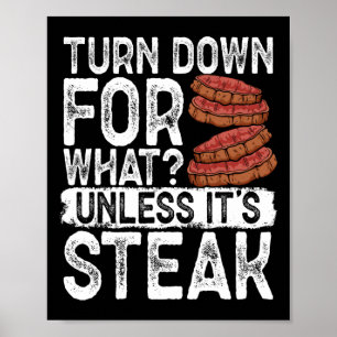 Sizzling Grill Masterpiece For Carnivores Rare Med Poster