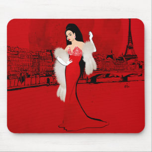 Sizzling in Paris Mouse Mat