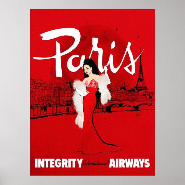 Sizzling in Paris Poster (Front)