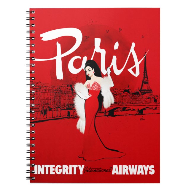 Sizzling in Paris small notebook (Front)