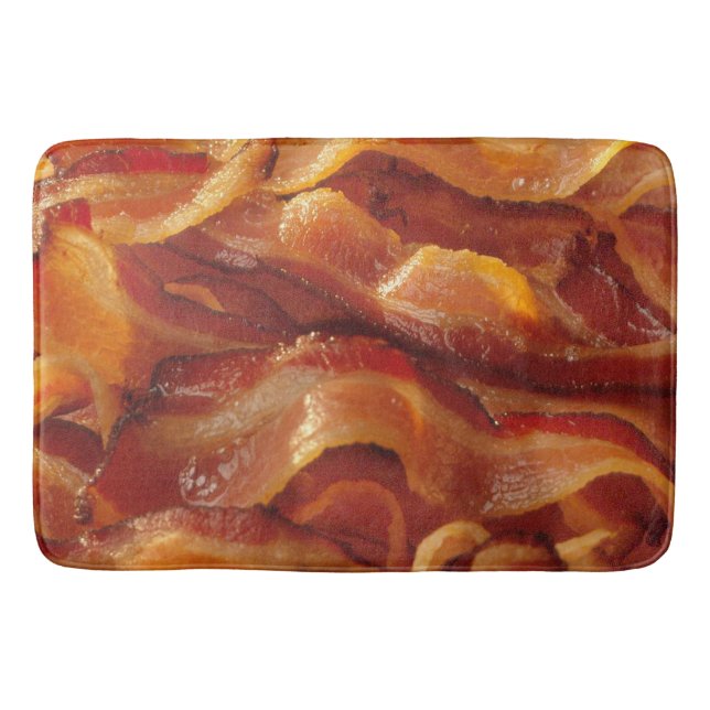 Sizzling Strips of Bacon Bath Mat (Front)