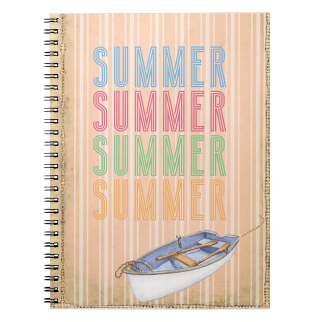 Sizzling Summer Vibes Notebook (Front)