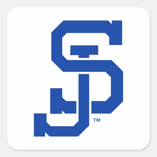 SJ Spartans logo Square Sticker (Front)