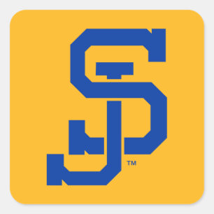 SJ Spartans Square Sticker