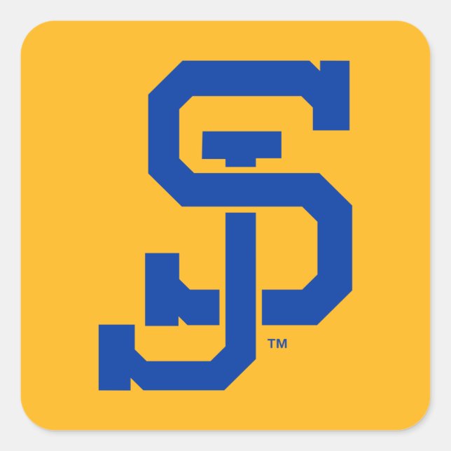 SJ Spartans Square Sticker (Front)