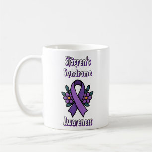 Sjögren's Awareness Purple Ribbon Coffee Mug