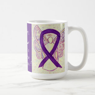 Sjogren's Syndrome Awareness Ribbon Angel Mug