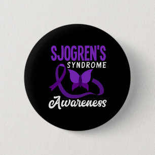Sjogren's Syndrome Awareness Sjogren's Syndrome Wa 6 Cm Round Badge