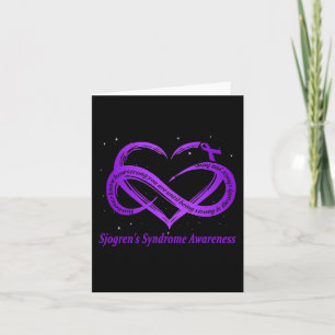 Sjogren's Syndrome Warrior Down Syndrome Awareness Card