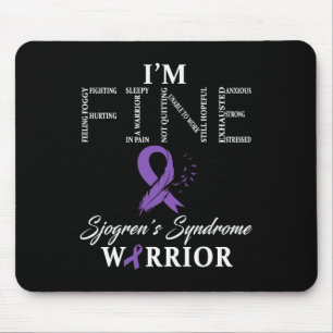 Sjogren's Syndrome Warrior I'm Fine Down Syndrome  Mouse Mat