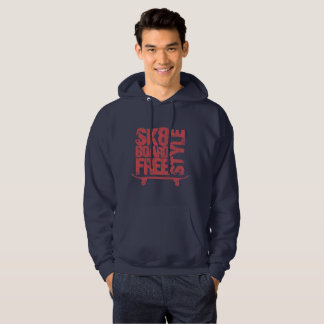 Sk8 Board Life Graphic | Skateboarding Art Hoodie