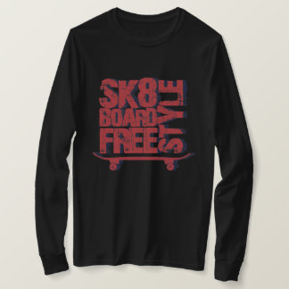 Sk8 Board Life Graphic | Skateboarding Art T-Shirt