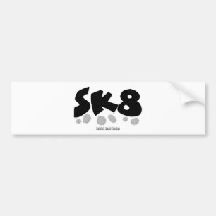 SK8 BUMPER STICKER