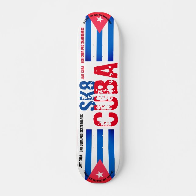 SK8 CUBA  JMT CUBA 7 3/4" Skateboard Deck (Front)