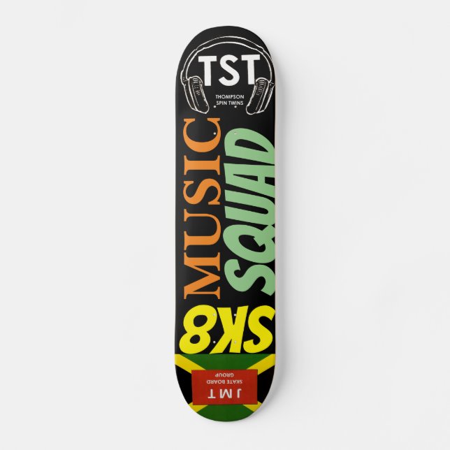 SK8 MUSIC SQUAD Skateboard (Front)