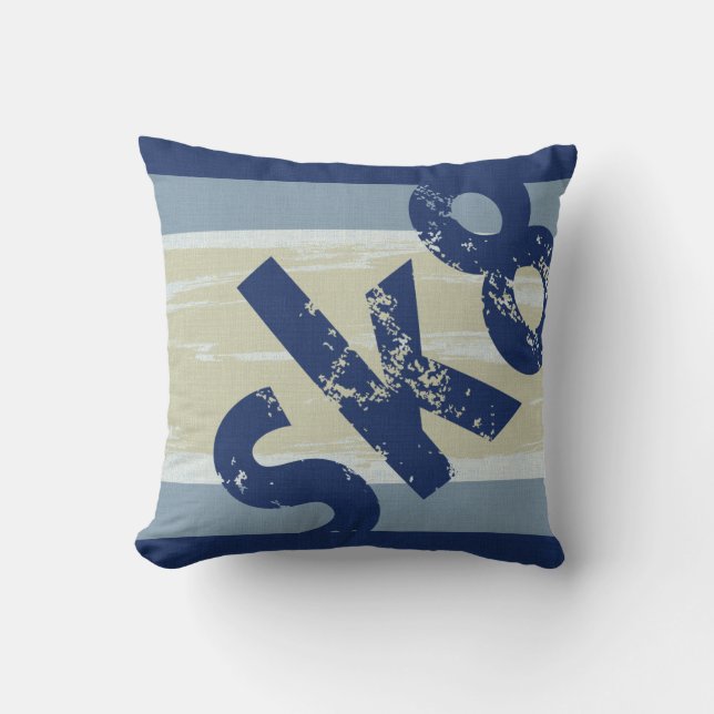Sk8 Navy Blues Cushion (Front)
