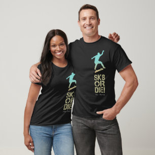 Sk8 Or Die! Olli Skater Vintage For Skateboarder T-Shirt