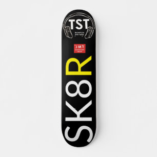 SK8 R OFFICIAL Collectable Skateboard, 7¾" Deck Skateboard