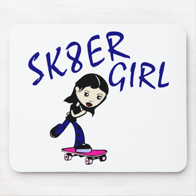sk8er girl mouse mat (Front)