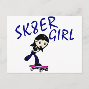 sk8er girl postcard