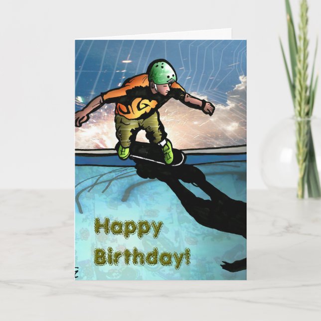 Sk8thony-jgad, HappyBirthday!, HappyBirthday! Card (Front)