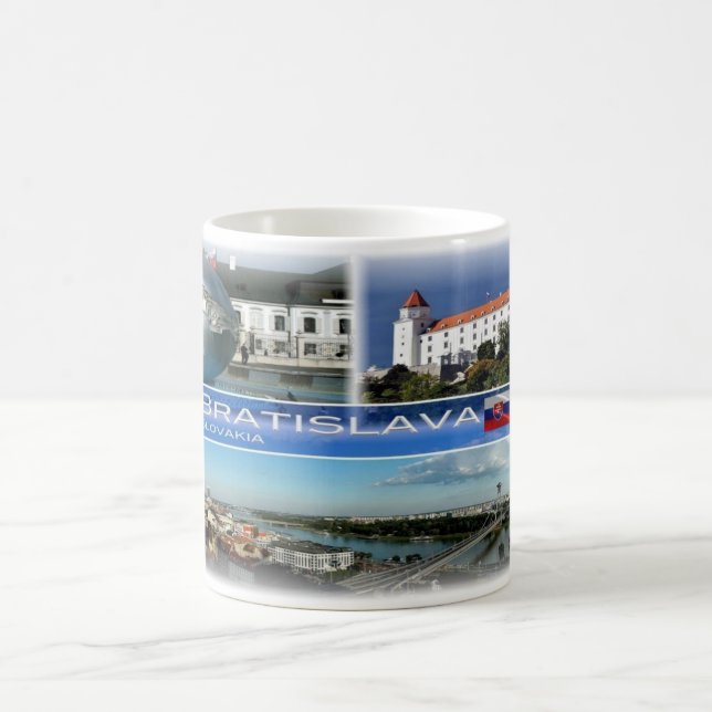 SK Slovakia - Bratislava - Coffee Mug (Center)