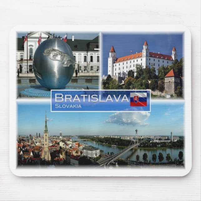 SK Slovakia - Bratislava - Mouse Mat (Front)