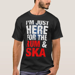 Ska And Rum Music Is Life Ska Reggae Punk Sco T-Shirt