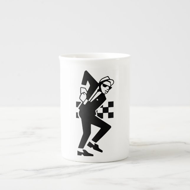 SKA Dancer Bone China Mug (Front)
