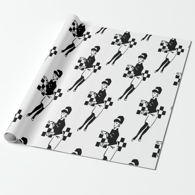 SKA Dancer Wrapping Paper (Unrolled)