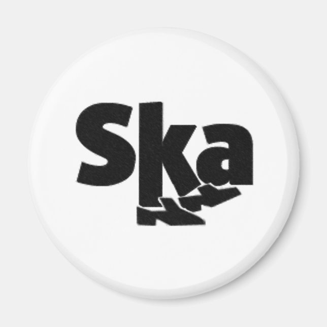 SKA Dancing Feet Magnet (Front)