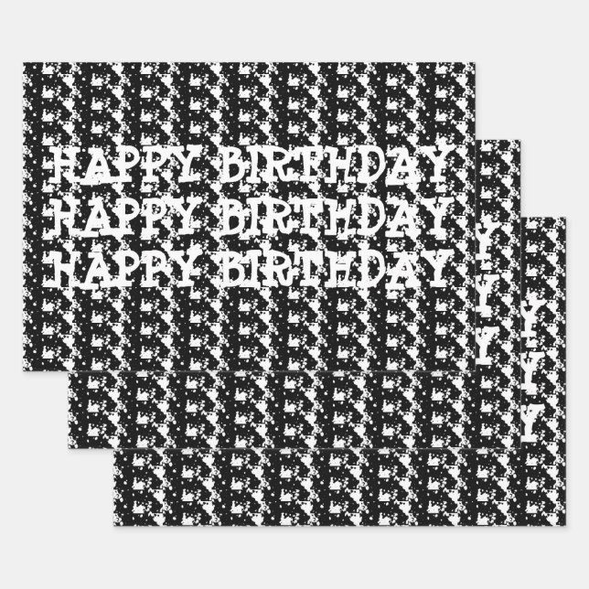 SKA DAYS BIRTHDAY WRAPPING PAPER SHEET SET (Set)