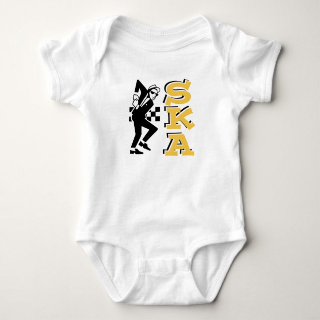 Ska Guy Baby Bodysuit (Front)