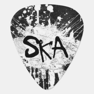 Ska music chequered old school punk rock 80's   guitar pick