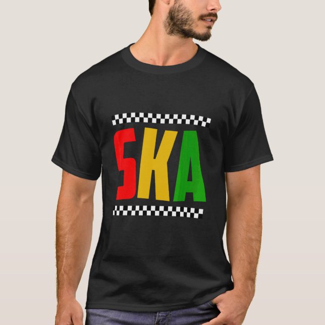 Ska Music Is Life Ska Reggae Punk Sco T-Shirt (Front)