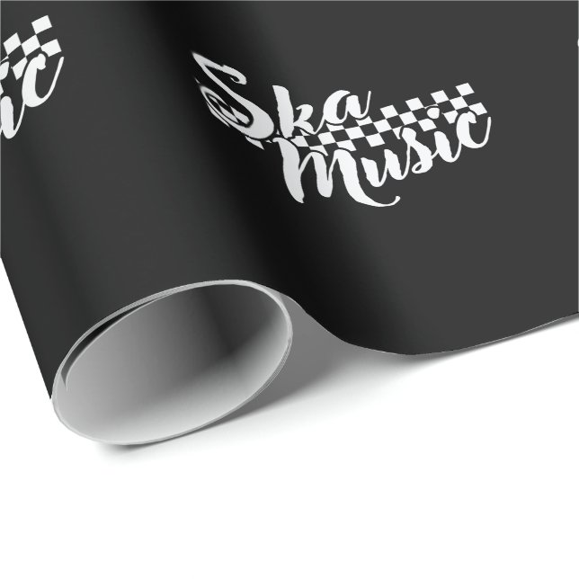 Ska Music Swing Jazz Musikstil Wrapping Paper (Roll Corner)
