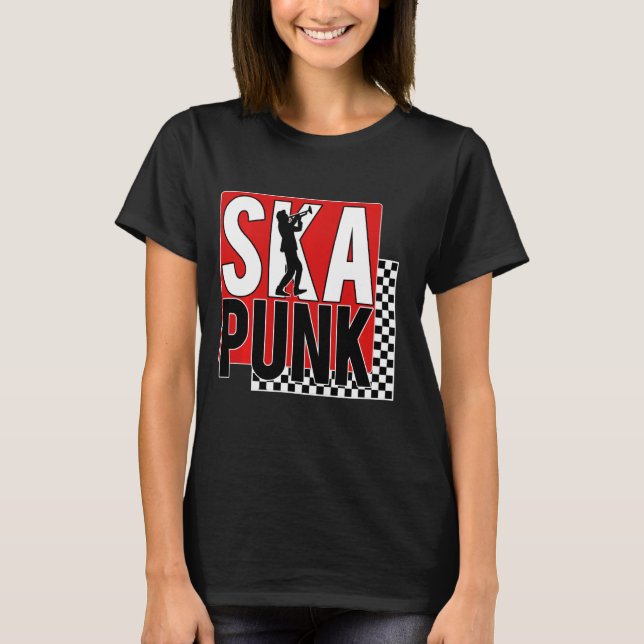 Ska Punk Chequerboard T-Shirt (Front)