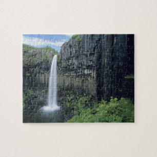 Skaftafell National Park, Svartifoss waterfall, Jigsaw Puzzle