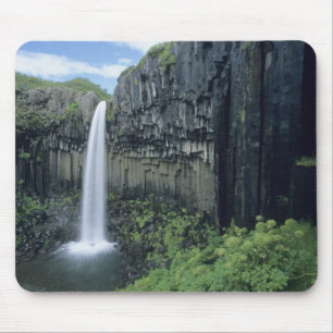 Skaftafell National Park, Svartifoss waterfall, Mouse Mat