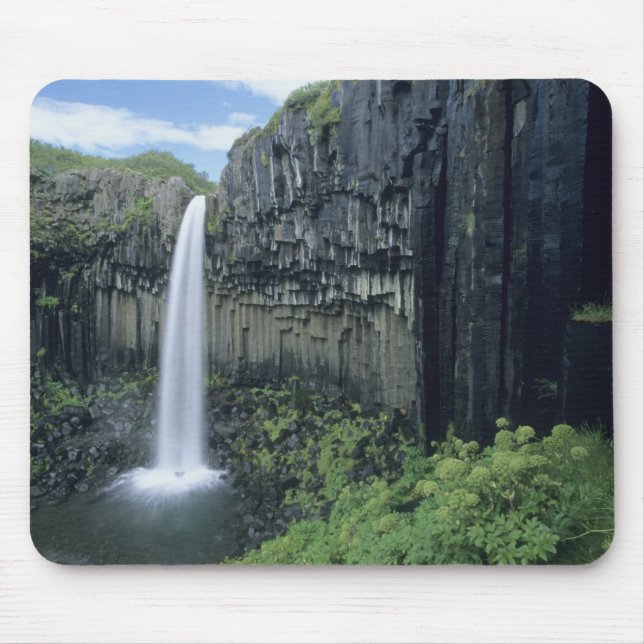 Skaftafell National Park, Svartifoss waterfall, Mouse Mat (Front)
