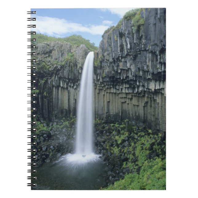 Skaftafell National Park, Svartifoss waterfall, Notebook (Front)