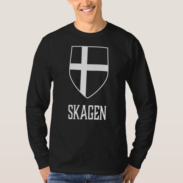 Skagen Denmark  Danish Danmark T-Shirt (Front)