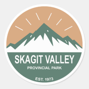 Skagit Valley Provincial Park Classic Round Sticker