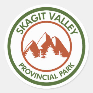 Skagit Valley Provincial Park Classic Round Sticker