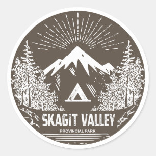 Skagit Valley Provincial Park Classic Round Sticker