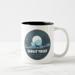 Skagit Valley Provincial Park Deer Two-Tone Coffee Mug