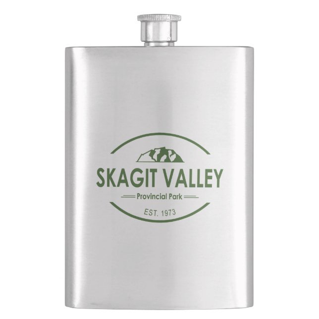 Skagit Valley Provincial Park Hip Flask (Front)