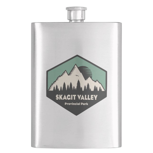 Skagit Valley Provincial Park Hip Flask (Front)