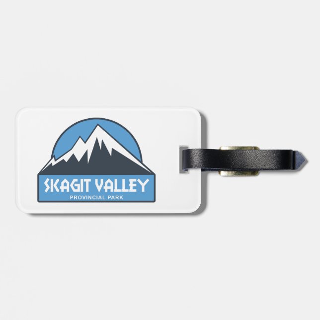 Skagit Valley Provincial Park Luggage Tag (Back Horizontal)