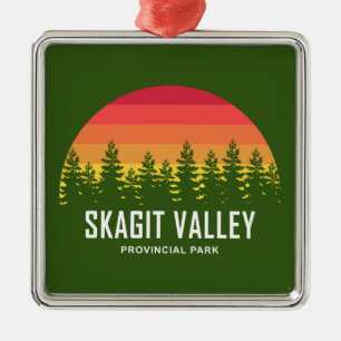 Skagit Valley Provincial Park Metal Tree Decoration